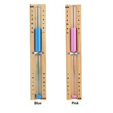 15 Minutes Sauna Sand Timer&nbsp;Wall-Mounted Rotating Sand Timer Countdown Clock 15 Minute Woodenkj Hourglass Sand Timer(Blue)