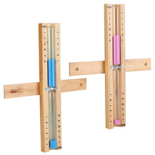 15 Minutes Sauna Sand Timer&nbsp;Wall-Mounted Rotating Sand Timer Countdown Clock 15 Minute Woodenkj Hourglass Sand Timer(Blue)