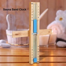 15 Minutes Sauna Sand Timer&nbsp;Wall-Mounted Rotating Sand Timer Countdown Clock 15 Minute Woodenkj Hourglass Sand Timer(Blue)