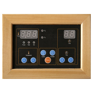 1-2 Person Hemlock Infrared Sauna w/ 3 Ceramic Heaters