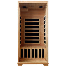 1-2 Person Hemlock Infrared Sauna w/ 4 Carbon Heaters