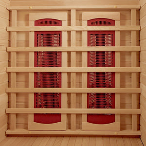 1-2 Person Hemlock Infrared Sauna w/ 3 Ceramic Heaters